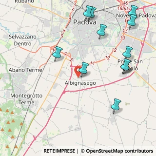 Mappa , 35020 Albignasego PD, Italia (5.26667)