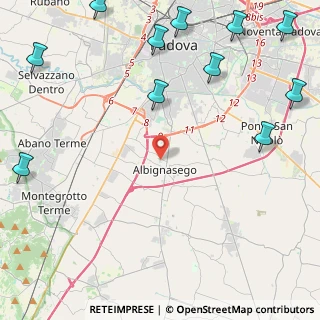 Mappa , 35020 Albignasego PD, Italia (6.65182)