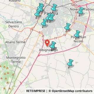 Mappa , 35020 Albignasego PD, Italia (4.79923)