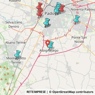 Mappa , 35020 Albignasego PD, Italia (5.24182)