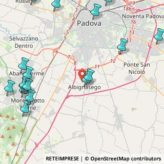 Mappa , 35020 Albignasego PD, Italia (6.27294)