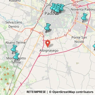 Mappa , 35020 Albignasego PD, Italia (6.00545)