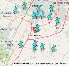 Mappa , 35020 Albignasego PD, Italia (4.08938)