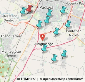 Mappa , 35020 Albignasego PD, Italia (4.27833)