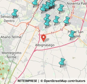 Mappa , 35020 Albignasego PD, Italia (5.164)