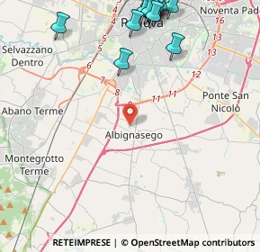 Mappa , 35020 Albignasego PD, Italia (5.92067)