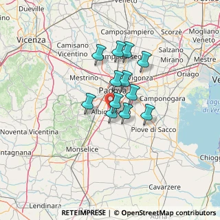 Mappa , 35020 Albignasego PD, Italia (9.09167)