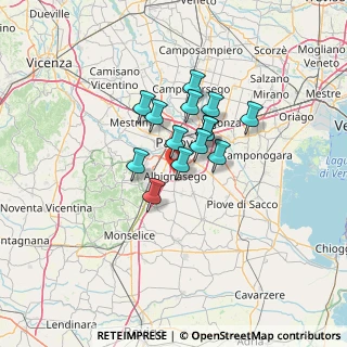 Mappa , 35020 Albignasego PD, Italia (8.66071)