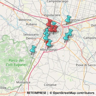 Mappa , 35020 Albignasego PD, Italia (5.53091)