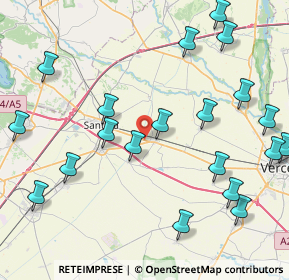 Mappa SP 143, 13047 Santhià VC (10.191)