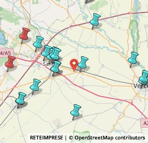 Mappa SP 143, 13047 Santhià VC (9.7805)