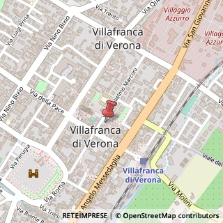 Mappa Piazzetta Lino Tosoni, 13, 37069 Villafranca di Verona, Verona (Veneto)
