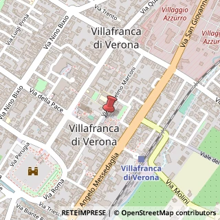 Mappa Piazzetta Lino Tosoni, 1, 37069 Villafranca di Verona, Verona (Veneto)