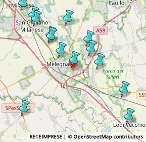 Mappa Variante SS9, 20070 Vizzolo Predabissi MI, Italia (4.67143)