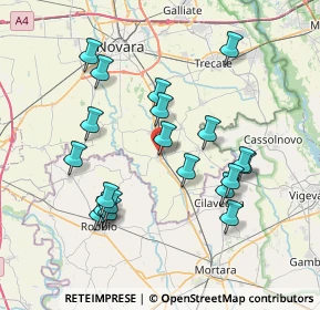 Mappa Via XXV Aprile, 28079 Vespolate NO, Italia (7.3995)