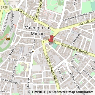 Mappa Via Don Giovanni Beltrame, 1, 37067 Valeggio sul Mincio, Verona (Veneto)