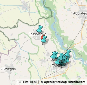 Mappa SP206, 27023 Cassolnovo PV, Italia (4.34533)