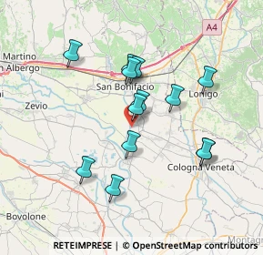 Mappa Via Fornasa, 37040 Arcole VR, Italia (6.32923)