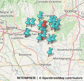 Mappa Via Fornasa, 37040 Arcole VR, Italia (9.889)