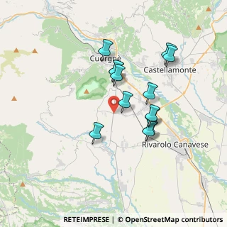Mappa Via Pertusio, 10080 San Ponso TO, Italia (3.05385)