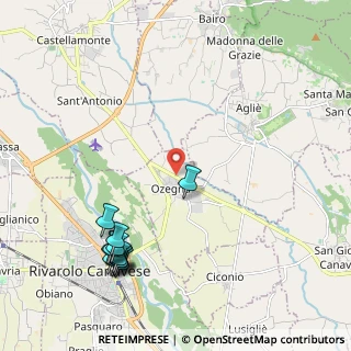Mappa Via Mastruglio, 10080 Ozegna TO, Italia (2.605)
