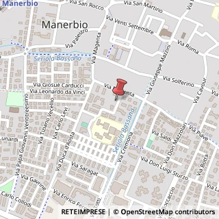 Mappa Via Volontari del Sangue, 21, 25025 Manerbio, Brescia (Lombardia)
