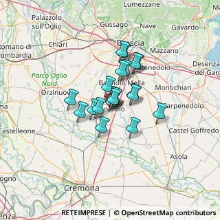 Mappa Via Volontari del Sangue, 25025 Manerbio BS, Italia (8.335)