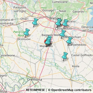 Mappa Via Volontari del Sangue, 25025 Manerbio BS, Italia (11.83545)
