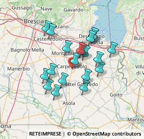 Mappa Via dei Colli, 25013 Carpenedolo BS, Italia (11.178)
