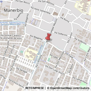 Mappa Via Cremona, 10, 25025 Manerbio, Brescia (Lombardia)
