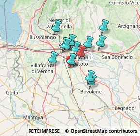 Mappa Via dell'Agricoltura, 37060 Buttapietra VR, Italia (9.75077)