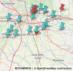Mappa Via dell'Agricoltura, 37060 Buttapietra VR, Italia (8.882)