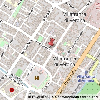 Mappa Via Pace, 14, 37069 Villafranca di Verona, Verona (Veneto)