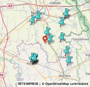 Mappa Via Cascina Fornace, 28079 Vespolate NO, Italia (7.70875)