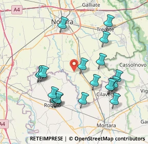 Mappa Via Cascina Fornace, 28079 Vespolate NO, Italia (7.91947)