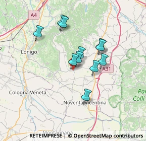 Mappa Via Carlo Cattaneo, 36040 Sossano VI, Italia (5.55909)