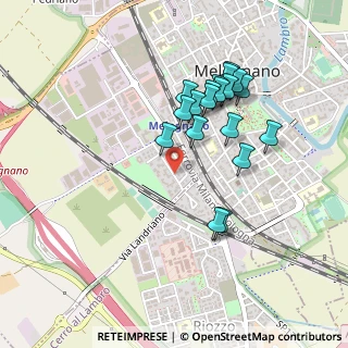 Mappa Via Palmiro Togliatti, 20077 Melegnano MI, Italia (0.429)
