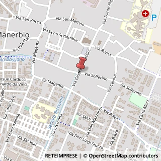 Mappa Via mazzini giuseppe 3, 25025 Manerbio, Brescia (Lombardia)