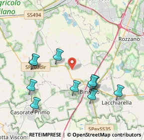 Mappa Loc. Domenegasco, 20080 Zibido San Giacomo MI, Italia (4.01909)