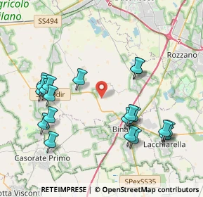 Mappa Loc. Domenegasco, 20080 Zibido San Giacomo MI, Italia (4.3115)