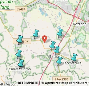 Mappa Loc. Domenegasco, 20080 Zibido San Giacomo MI, Italia (4.30545)