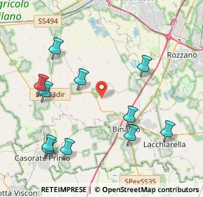 Mappa Loc. Domenegasco, 20080 Zibido San Giacomo MI, Italia (4.61273)
