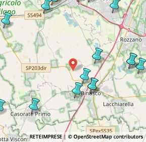 Mappa Loc. Domenegasco, 20080 Zibido San Giacomo MI, Italia (6.1905)