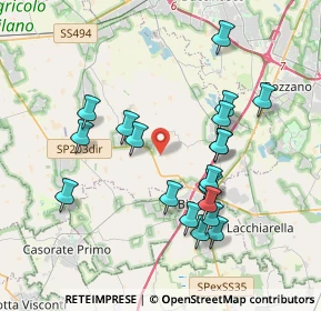 Mappa Loc. Domenegasco, 20080 Zibido San Giacomo MI, Italia (3.6895)