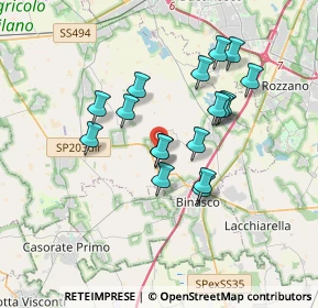 Mappa Loc. Domenegasco, 20080 Zibido San Giacomo MI, Italia (3.01294)