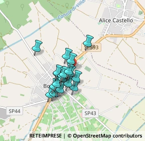 Mappa Via Santina Cimalando, 13040 Borgo d'Ale VC, Italia (0.6085)