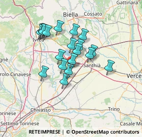 Mappa Via Santina Cimalando, 13040 Borgo d'Ale VC, Italia (11.159)