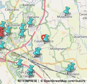 Mappa Piazza S. Valentino, 26831 Casalmaiocco LO, Italia (3.0395)