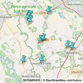 Mappa Vicolo Costa, 20088 Rosate MI, Italia (4.57917)