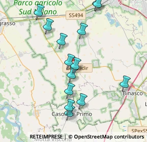 Mappa Vicolo Costa, 20088 Rosate MI, Italia (4.01571)